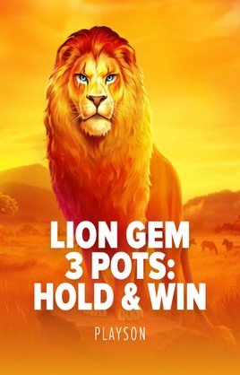 Play Lion Gems 3 Pots Hold And Win Casino Game