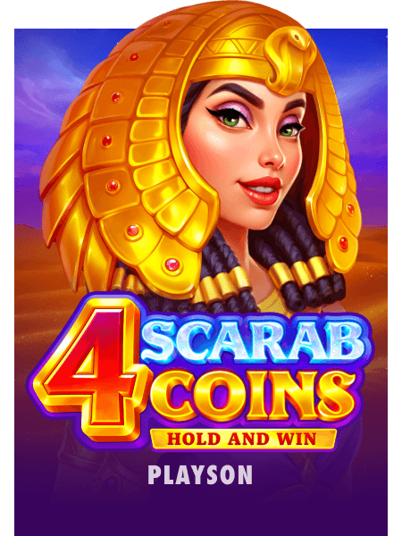 Play 4 Scarab Coins: Hold and Win Casino Game