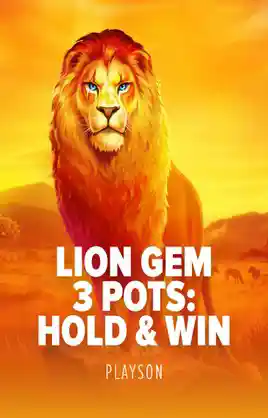 Play Lion Gems 3 Pots Hold And Win Casino Game