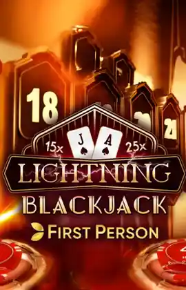 Play First Person Lightning Blackjack Casino Game