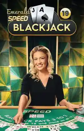 Play Speed Blackjack 19 Emerald Casino Game